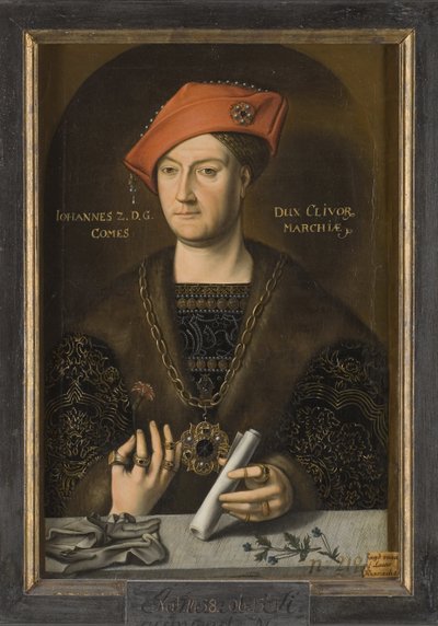 Portrait de Jean II de Clèves, dit le Clément - Unknown artist