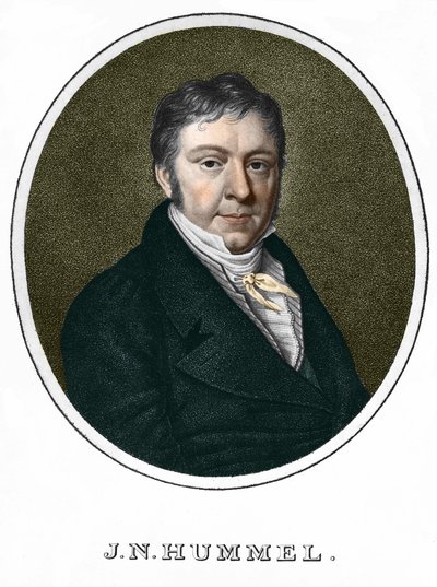 Jean Nepomucene Hummel (Johann Nepomuk Hummel) (1778-1837). Pianiste et compositeur autrichien - Unknown artist