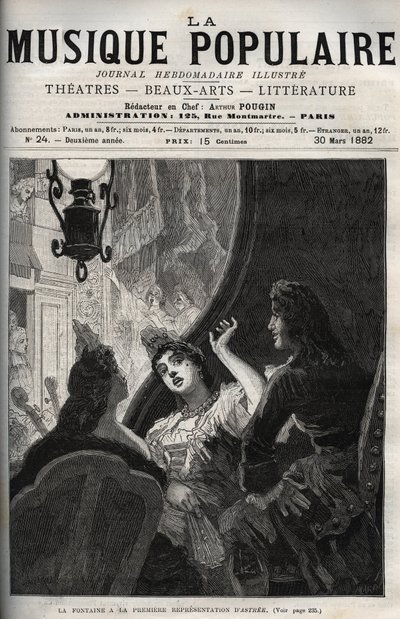 Jean de La Fontaine (Lafontaine) à la première représentation de l