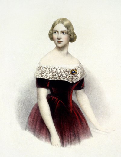 Jenny Lind (1820-1887), chanteuse suédoise en 1847 - Unknown artist