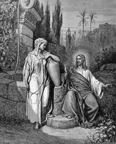 Jésus-Christ et le Bon Samaritain. L