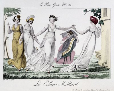 Jeu du Colin-Maillard - dans Le Bon genre, n°14, début 19e siècle - Unknown artist