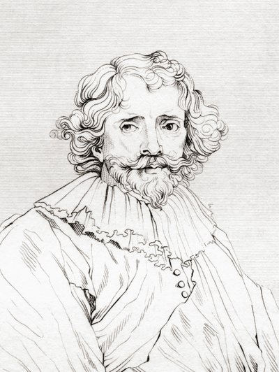 Johannes Vorstermans, vers 1643 – vers 1700. Extrait de The Historic Gallery of Portraits and Paintings, publié en 1808. - Unknown Artist