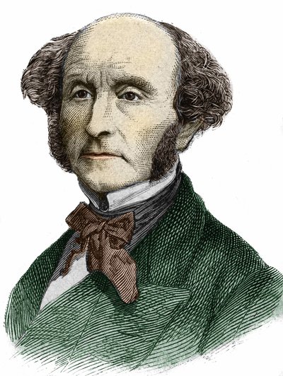 John Stuart Mill (1806 - 1873), philosophe et économiste britannique - Unknown artist