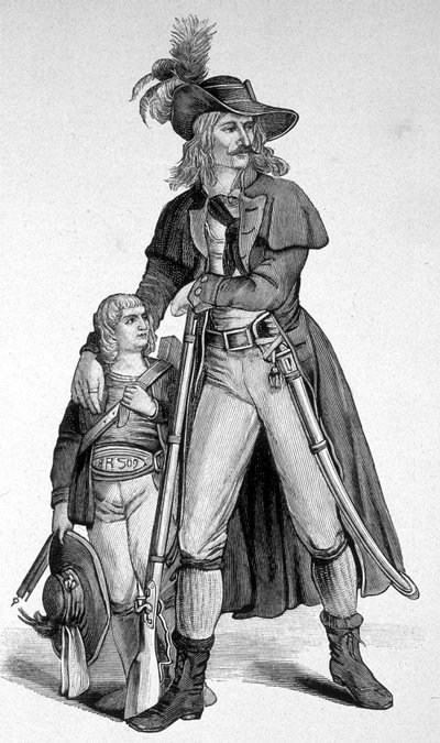 Joseph Speckbacher (1767-1820) et son fils - Héros national tyrolien contre les Bavarois après l