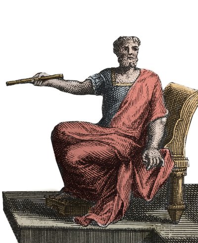 Josias, roi de Juda (641-609 av. J.-C.) - gravure de 1811 dans la Bible de Royaumont, Ancien Testament - Unknown artist