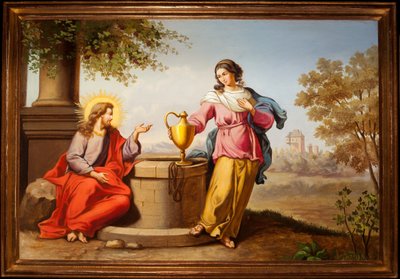 Jésus et la Samaritaine - Unknown artist
