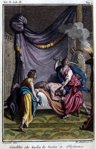 Judith coupe la tête de Holoferne. - Unknown Artist