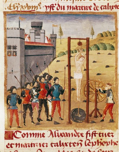 Le roi Alexandre le Grand assiste à l