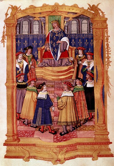 Le roi Louis XI et les chevaliers de l