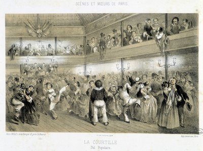 La Courtille : bal populaire - XIXe siècle - Unknown artist