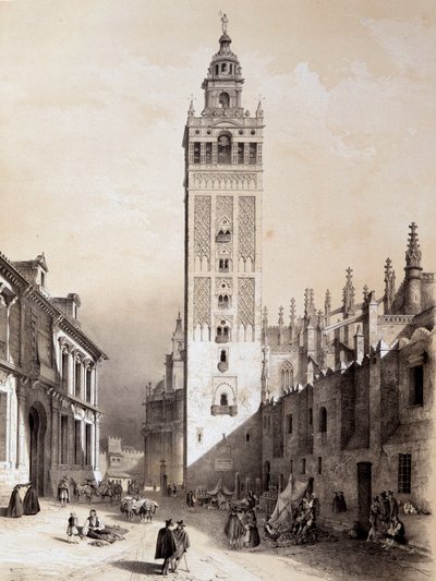 La Giralda, Séville, « Espagne artistique et monumentale des sites et monuments célèbres d