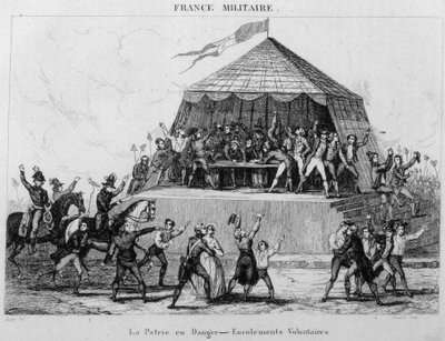 La Patrie en danger - Enrôlements volontaires - Unknown artist
