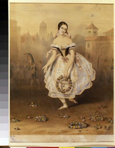 La ballerine italienne Fanny Cerrito (1817-1909) - Unknown artist