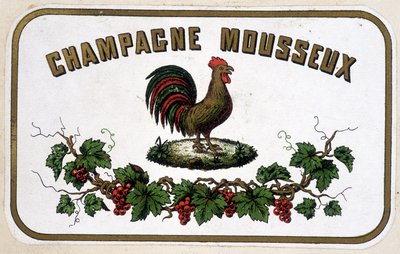 Étiquette « Champagne Mousseux ». s.d. - Unknown artist