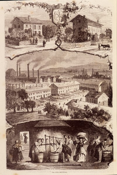 Cités ouvrières en France au XIXe siècle - Unknown artist