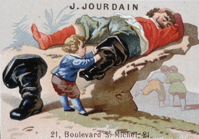 Le Petit Poucet enlève ses bottes de sept lieues à l