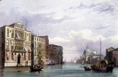Le grand canal - dans « Album des principales vues de Venise », ill. par Marco Moro, éd. Gio Brizeghel, v.1840 - Unknown artist