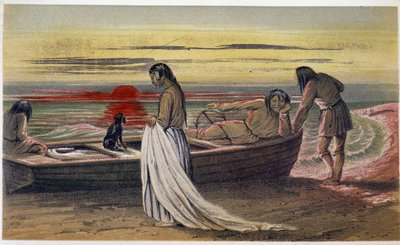 Le linceul - dans « Exploration of the Labrador Peninsula » par Hind, Londres - Unknown artist