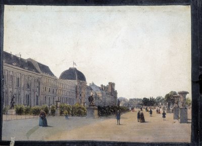 Les Tuileries - dans « Vues de Paris pour Panoptic Polyorama », vers 1850 - Unknown artist