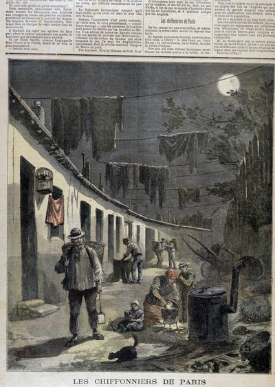 Les chiffonniers de Paris - dans « Le Petite Journal » - Unknown artist