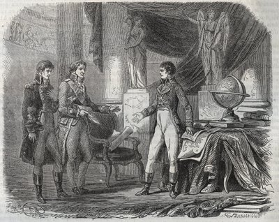 Lord Cornwallis (1738-1805) négociant le traité d