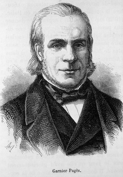 Louis Antoine Garnier Pagès (1803-1878), homme politique français. - gravure - Unknown artist