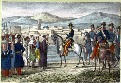 Louis Auguste, comte de Bourmont (Maréchal de Bourmont) (1773-1846) en Algérie en 1830. dans « L