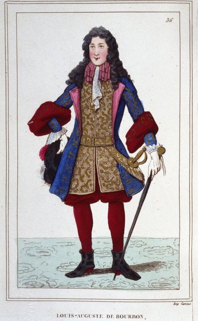 Louis Auguste de Bourbon, Duc du Maine (1670-1736). Prince français - Unknown artist