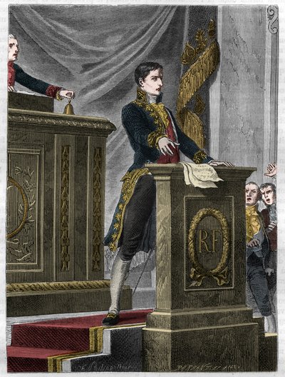 Lucien Bonaparte parlant à l