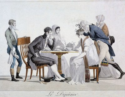 Déjeuner (gravure) - Unknown artist