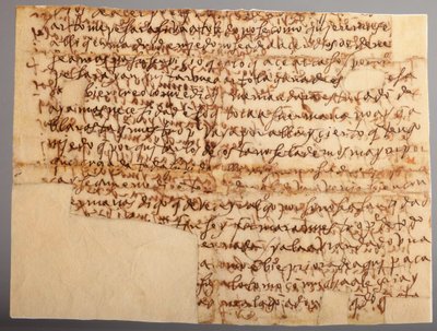 Manuscrit. Lettre n° 7 aux moines de Beas de Segura (Carta n° 7 de S. Juan de la Cruz depuis Málaga aux moniales de Beas de Segura). Papier. Partie 2. 18 novembre 1585 - Unknown artist