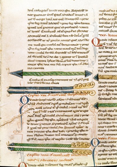 Page de manuscrit « Chirurgie » (MS. LAT.VII XXXII-3023) par Guillaume de Salicet (Guglielmo da Saliceto) (1207-1270) moine et médecin. 14ème siècle Biblioteca Marciana Venise - Unknown artist