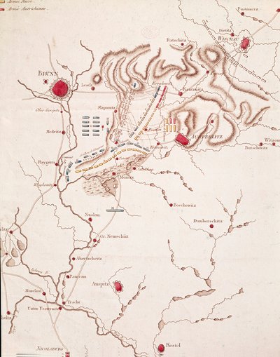 Carte de la bataille d