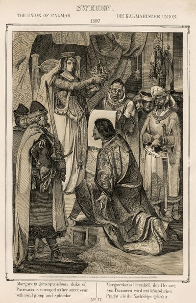 Marguerite 1re de Danemark, Norvège et Suède - Union de Kalmar 1397 - Unknown artist