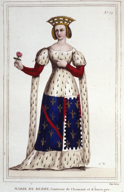 Marie de Berry (1367-1434). Comtesse de Clermont et d
