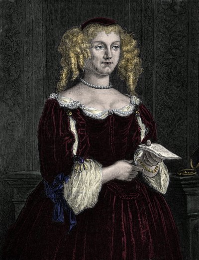 Marie de Rabutin-Chantal, Marquise de Sévigné (1626-1696). Gravure de 1862 dans « Les Reines du Monde » par nos premiers écrivains. Livre publié sous la direction de J. G. D. Armengaud. - Unknown artist
