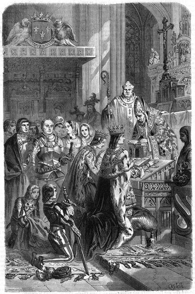 Mariage de Charles VIII, Roi de France, et Anne de Bretagne au Château de Langeais le 6 décembre - Unknown artist
