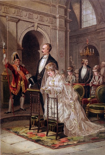 Mariée recevant le sacrement à l