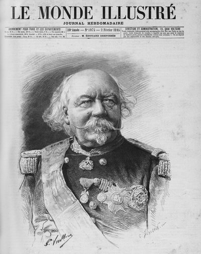 Maréchal Canrobert (1809 - 1895). Annonce de son décès le 24 janvier - Unknown artist