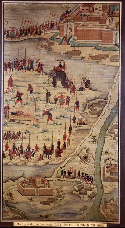 Le martyre du bienheureux Tuy - Unknown artist