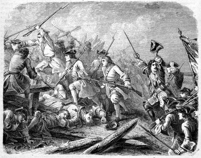 Massacres des protestants dans les Cévennes - dans « Histoire des papes, rois, reines, empereurs, à travers les siècles » par Maurice Lachatre - Unknown artist