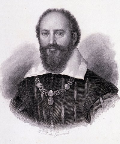 Maximilien de Béthune (1560-1641) Duc de Sully, portrait gravé - Unknown artist