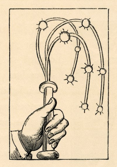 Instrument de torture médiéval : le chat à neuf queues - Unknown artist