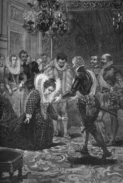 Rencontre de Marie de Médicis et Henri IV (1601) : Marie de Médicis (1573 -1642) s