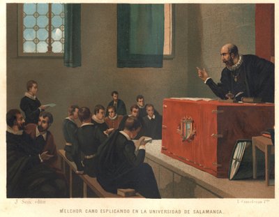 Melchior Cano ou Canus, grand théologien dominicain enseignant la philosophie et la théologie à l