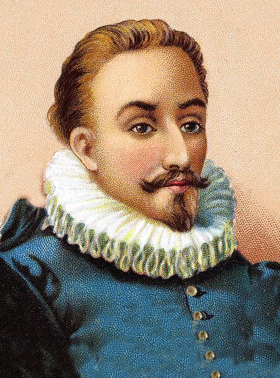 Miguel de Cervantes Saavedra 1547-1616 - Portrait de Miguel de Cervantes (1547-1616), poète et dramaturge espagnol - Unknown artist