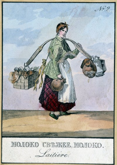Marchand de lait en Russie, Bibl. des Arts Déco - Unknown artist