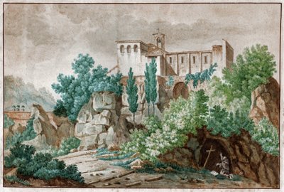 Monastère en Italie - Unknown artist