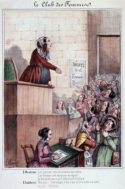 Club des femmes de la rue Mouffetard pendant la Révolution de 1848 - Unknown artist